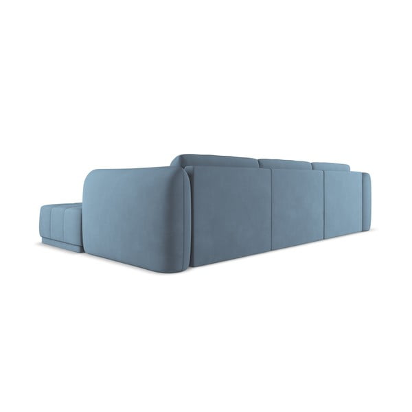 Светлосин ъглов диван (десен ъгъл) Hoku – Makamii-image-3