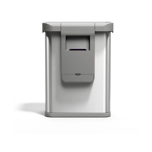 Безконтактно стоманено кошче за боклук в сребрист цвят 58 l Sensor – simplehuman-image-2