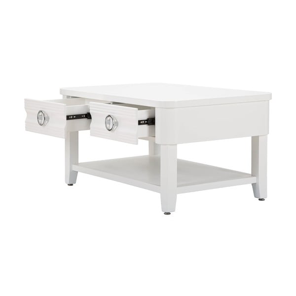 Масичка за кафе от бяла ела 60x90 cm Shine - Mauro Ferretti-image-3