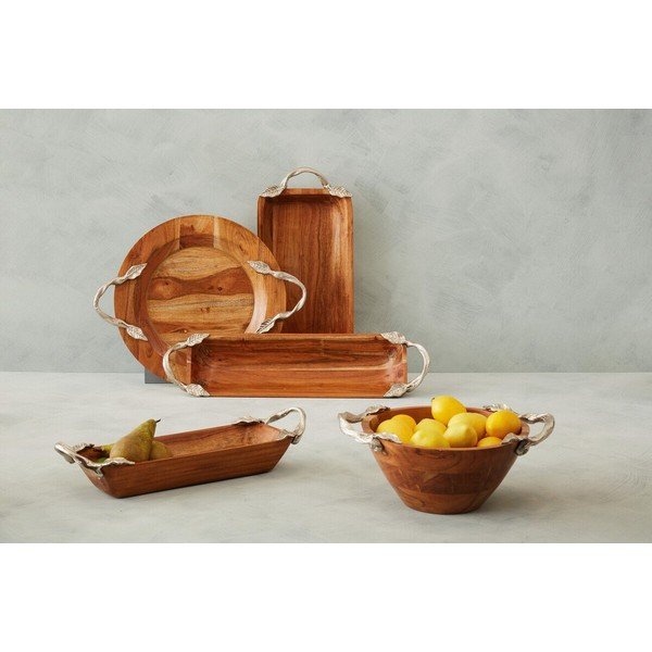 Дървена тава 14x47 cm Vine – Premier Housewares-image-1
