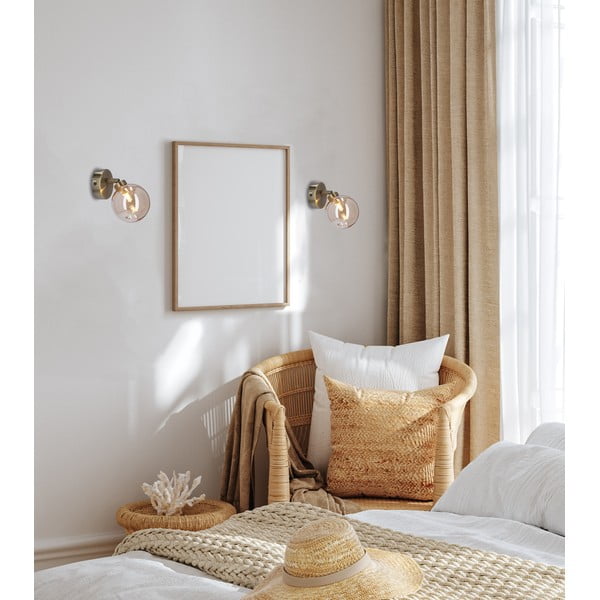 Стенна лампа в бронзов цвят ø 10 cm Rodia - Candellux Lighting-image-1