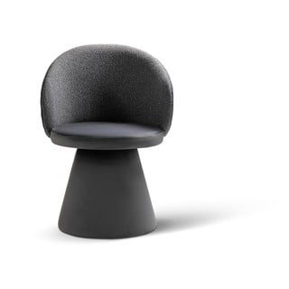 Тъмносиво кадифено кресло Inez – Micadoni 