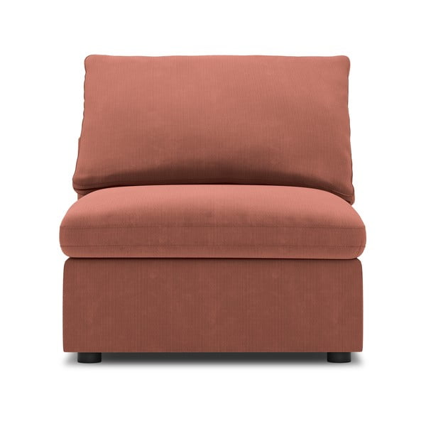 Розова средна част на модулен диван от велур Galaxy - Windsor & Co Sofas