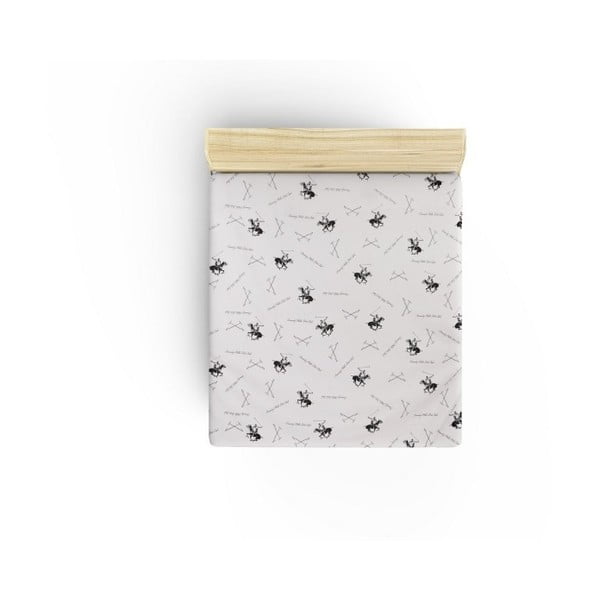 Памучен чаршаф Polo Black, 180 x 240 cm - Beverly Hills Polo Club-image-1