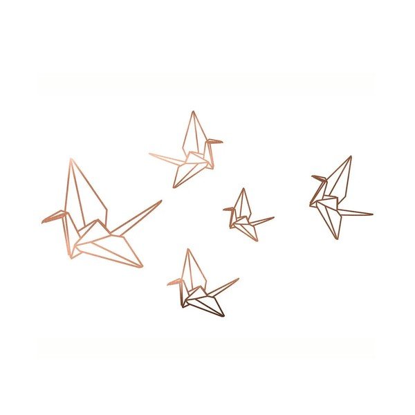 Стикер за стена , 60 x 40 cm Origami - Really Nice Things