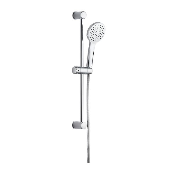 Душ комплект от неръждаема стомана в сребрист цвят с подвижен държач 60 cm No. 2 – Allstar