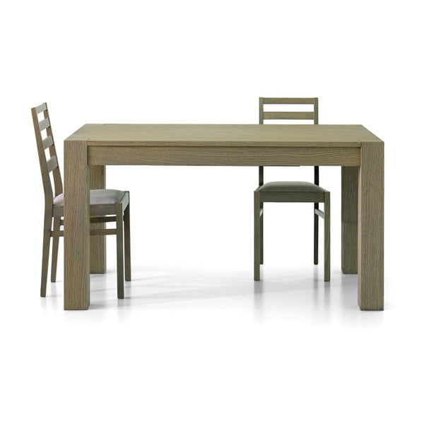 Rozkládací jídelní stůl z dubového dřeva Castagnetti Dinin, 140 cm