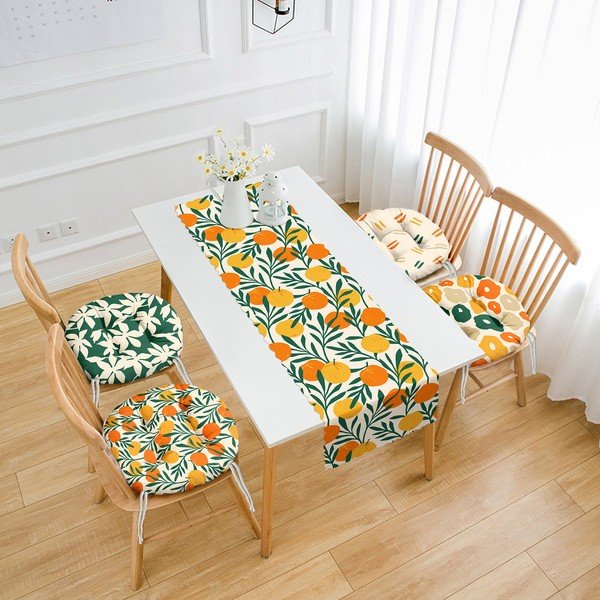 Комплект от 4 възглавници за сядане и покривало за маса - Mila Home-image-1