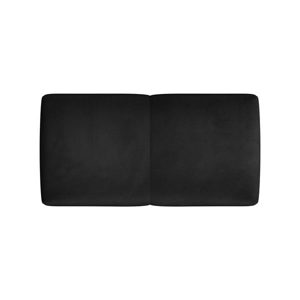 Черни кадифени подлакътници за модулен диван Rome Velvet - Cosmopolitan Design-image-2