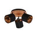 Прожектор в черен и естествен цвят ø 12 cm Tommy – Reality