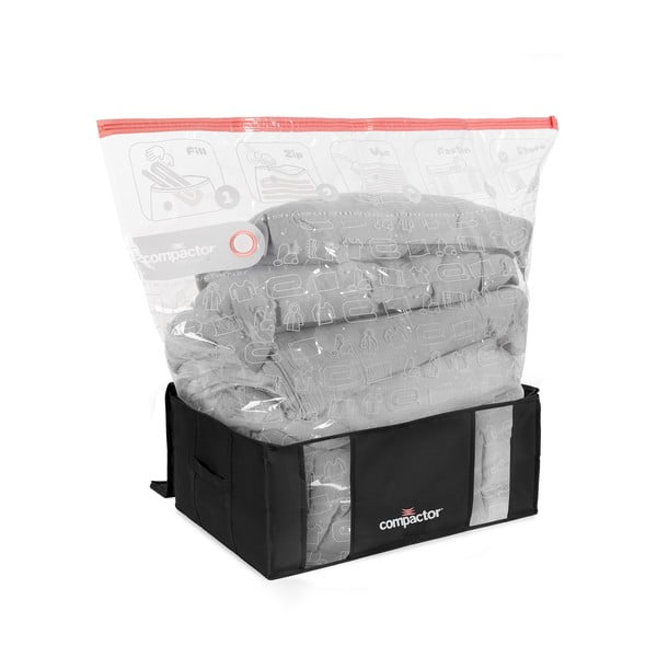 Черна кутия за съхранение с вакуумна опаковка Black Edition, обем 210 л - Compactor-image-3