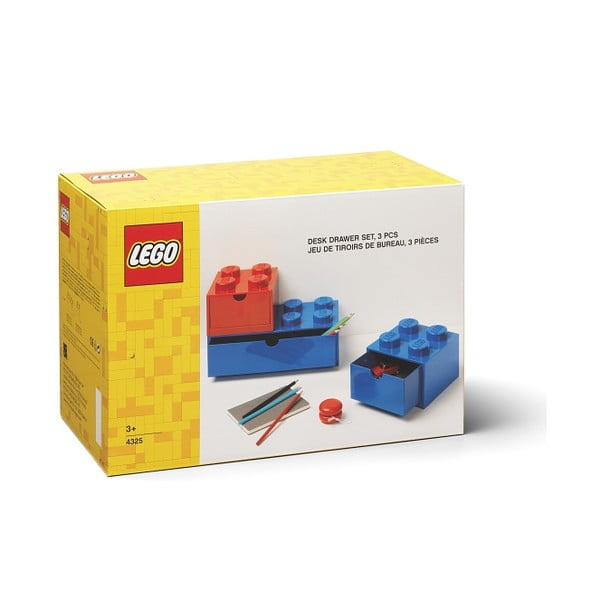 Пластмасови детски кутии за съхранение в комплект от 3 броя Multi-Pack - LEGO®-image-2