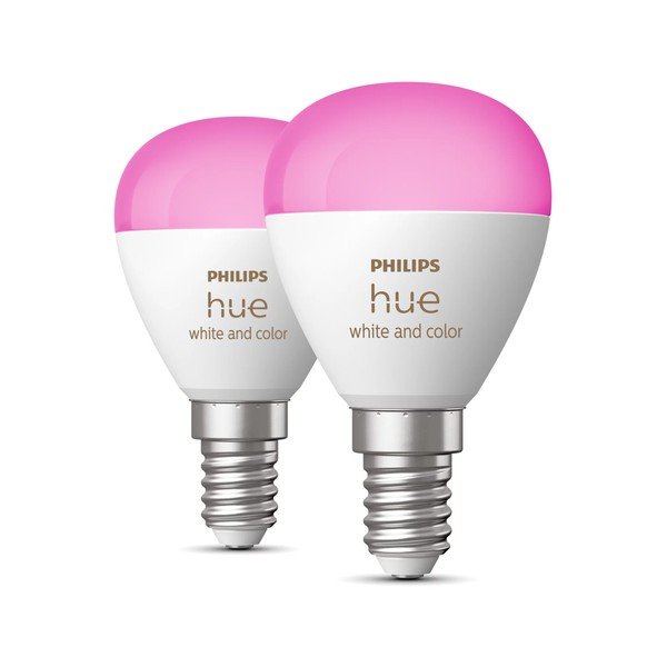 Комплект крушки 2 бр. E14, 5 W White and color ambiance – Philips Hue-image-1