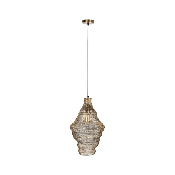 Висяща лампа в златист цвят с метален абажур 36x36 cm Luca - Dutchbone