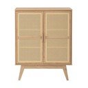 Шкафче от декор от дъб  в естествен цвятв естествен цвят 87x110 cm Bridget – Støraa