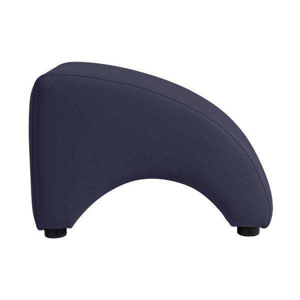 Tmavě modrá podnožka z imitace kůže Max Winzer Brandford-image-2