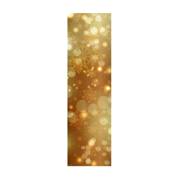 Коледна покривка за маса Gold Shimmer, 40 x 140 cm - Mijolnir