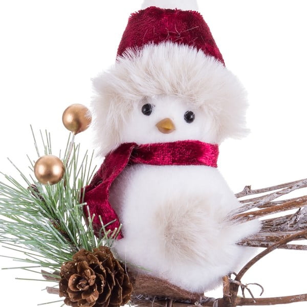 Текстилна Коледна украса 13 cm Bird – Casa Selección-image-1