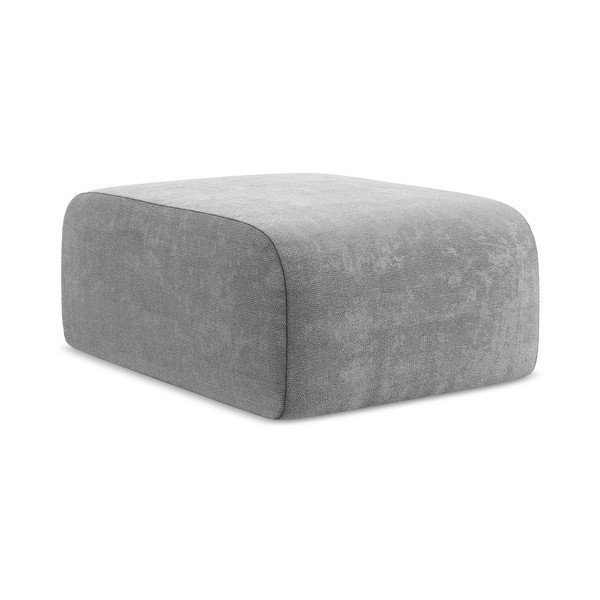 Сива шенилова табуретка Lani – Makamii