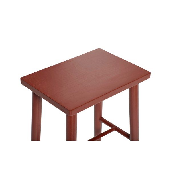 Бар стол от червен дъб Дъбов бар стол, височина 52 cm - Hübsch-image-1