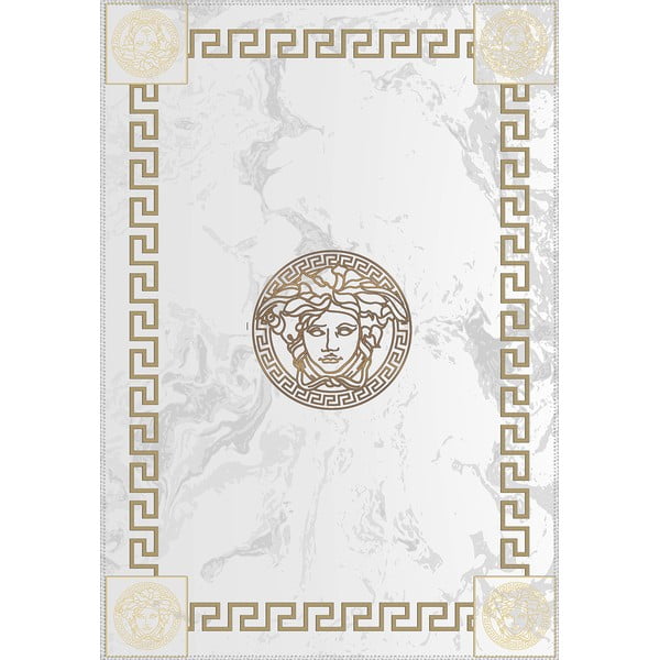 Сив килим Лого, 160 x 230 cm - Vitaus