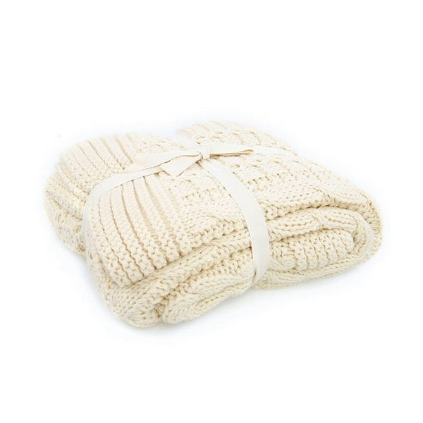 Светлобежова покривка за легло Teto, 130 x 170 cm - Homemania Decor-image-1