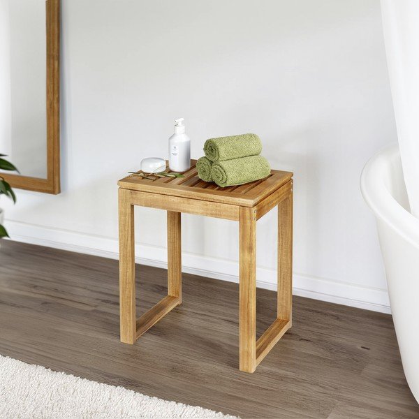 Стол от масивна акация в естествен цвят Fondi – Wenko-image-1