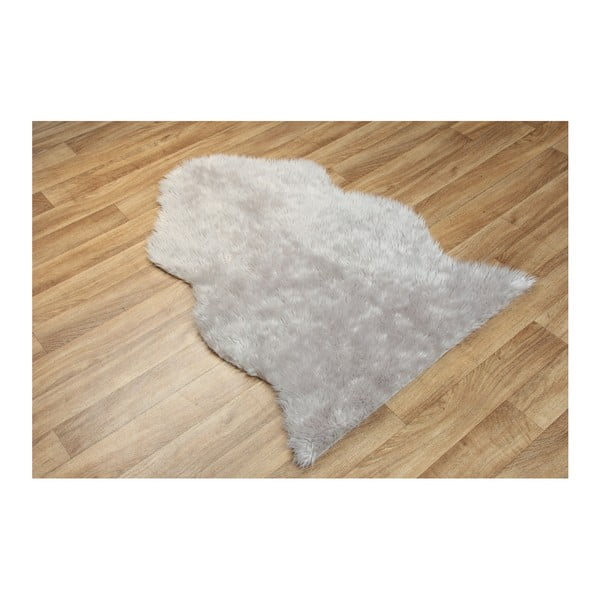 Šedý koberec z umělé kožešiny Tekli, 70 x 100 cm-image-2