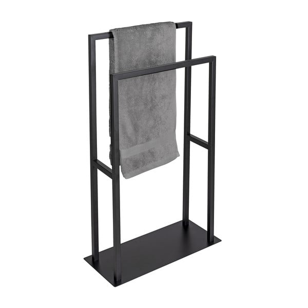 Черна стойка за кърпи от неръждаема стомана Rivaltana – Wenko-image-4
