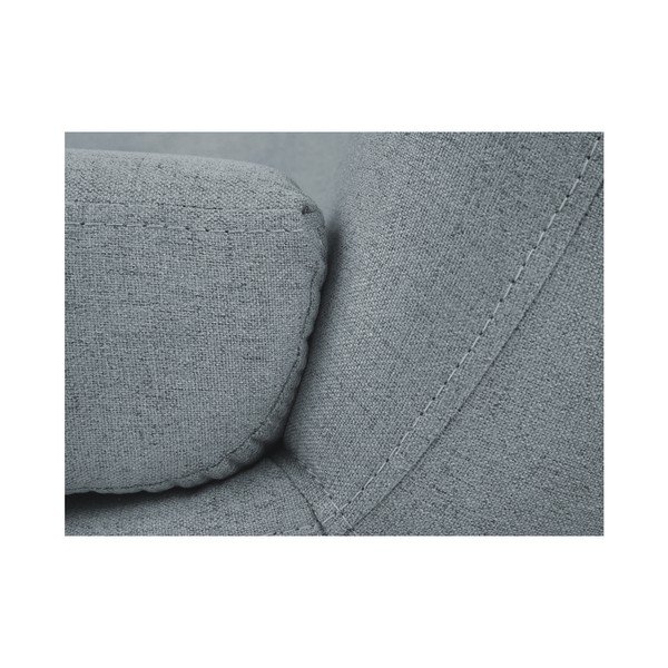 Světle modré křeslo s hnědými nohami Mazzini Sofas Piemont-image-4