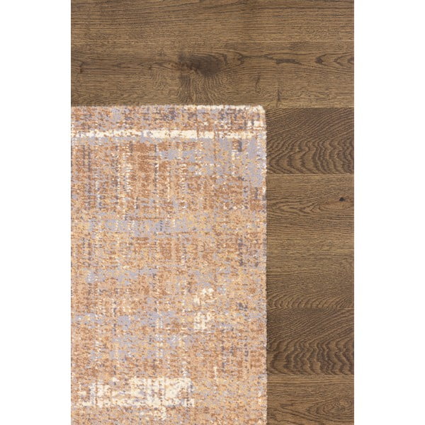 Кафяв вълнен килим 133x180 cm Layers - Agnella-image-3