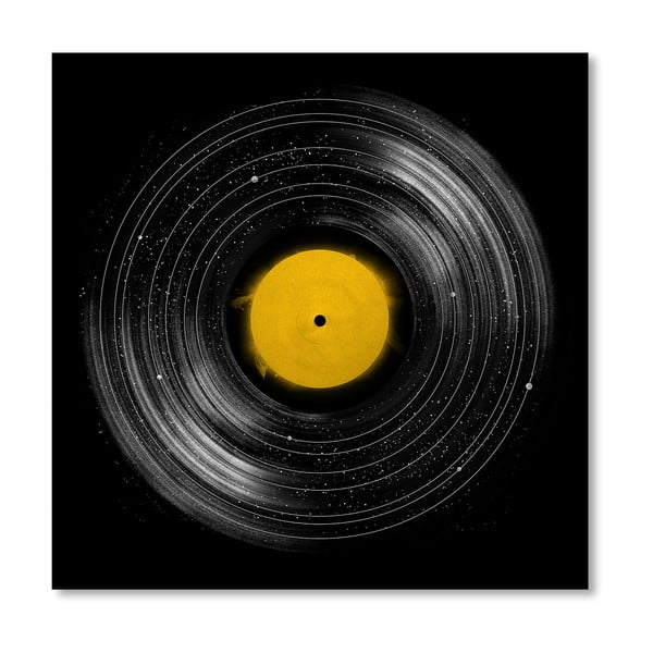 Plakát Sound System od Florenta Bodart, 30x30 cm