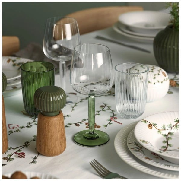 Памучена покривка за маса с коледен мотив 150x220 cm Hammershøi Christmas – Kähler Design-image-3