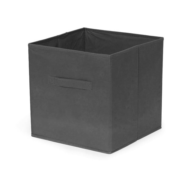 Тъмно сива кутия за съхранение , 27 x 28 cm - Compactor