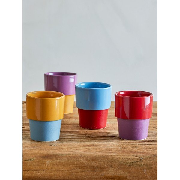 Глинени чаши в комплект 4 бр. за капучино 150 ml Ewan – Bloomingville-image-1