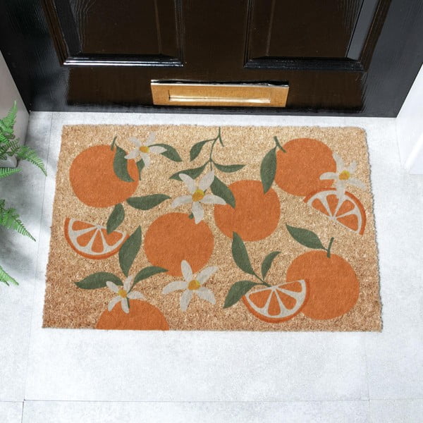 Изтривалка от кокосови влакна 40x60 cm Orange – Artsy Doormats-image-2