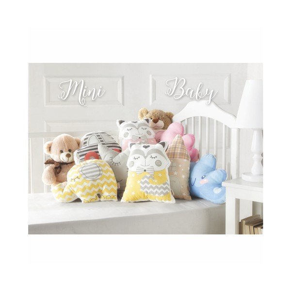 Сива бебешка възглавница от памучна смес Mike & Co. NEW YORK Възглавница играчка звезда, 35 x 35 cm - Mike & Co. NEW YORK-image-1