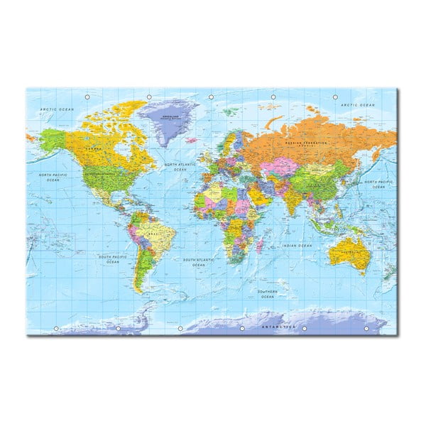Bimago Карта на света за стена , 90 x 60 cm Orbis Terrarum - Artgeist