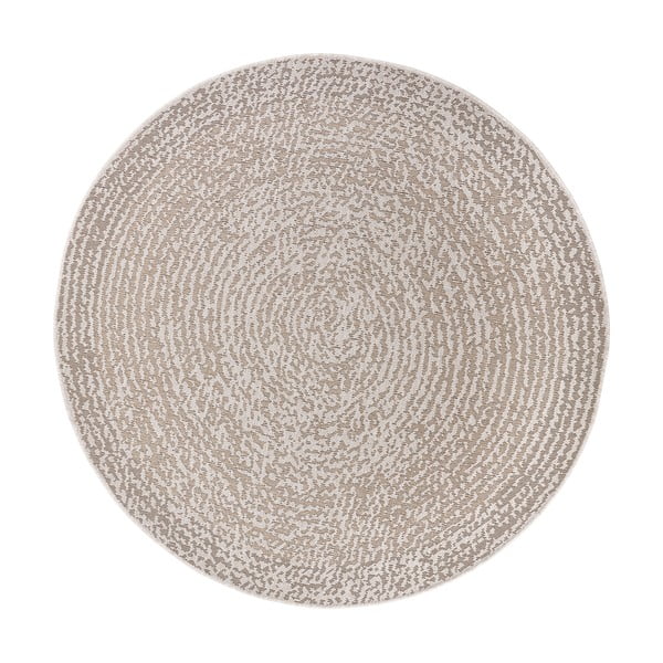 Кремав кръгъл килим ø 120 cm Desert - Hanse Home