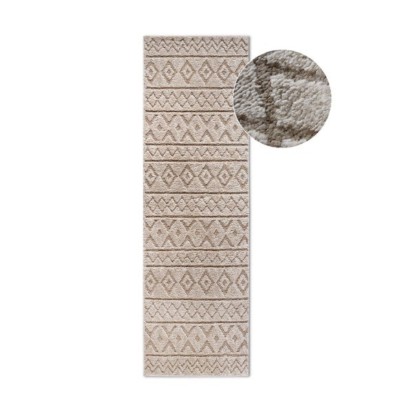 Бежова пътека 80x240 cm Carpet Itinerance Beige – Elle Decoration
