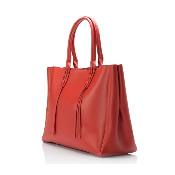 Kožená kabelka Lisa Minardi 2508 Red-image-2