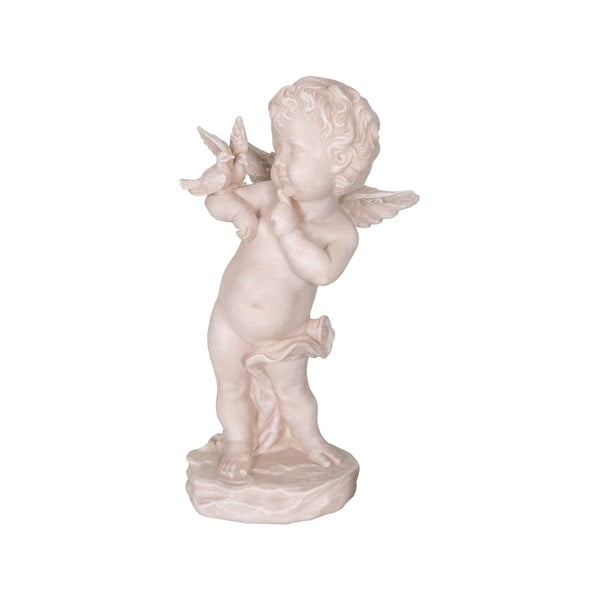 Декоративна скулптура от полирезин във формата на ангел Анже, височина 22 см - Antic Line