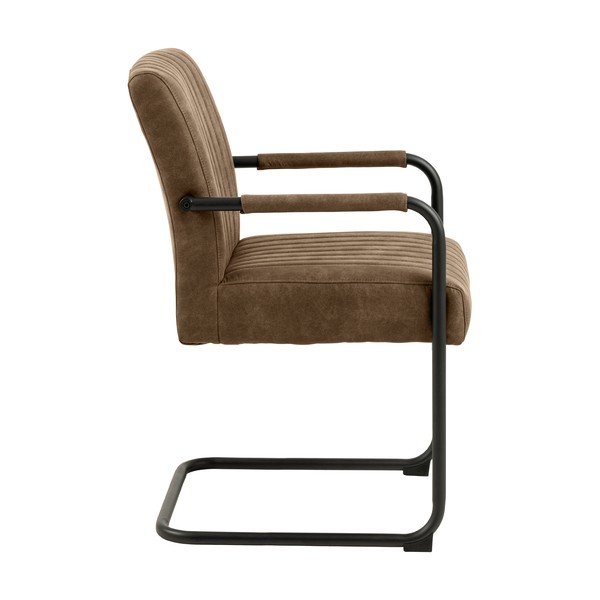 Кафяви трапезни столове в комплект от 2 броя Adele - Actona-image-4