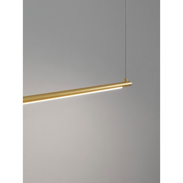 Алуминиево LED висящо осветително тяло в месингов цвят Elettra – Nova Luce-image-3