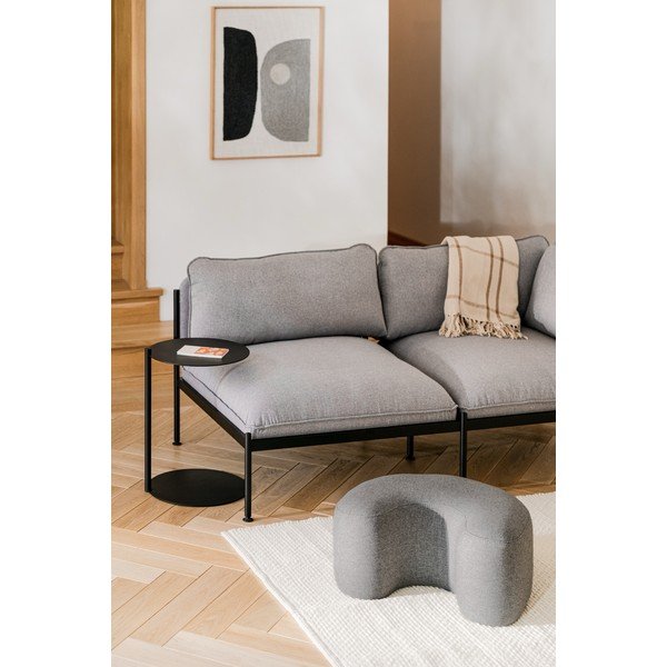 Сива вълнена табуретка Ü – noo.ma-image-1