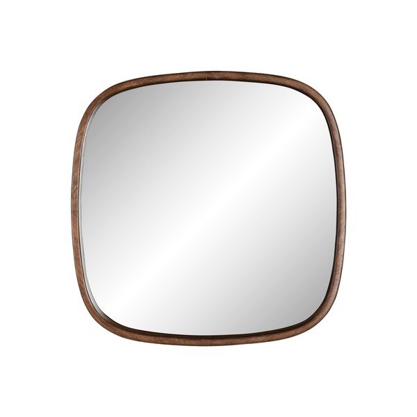 Стенно огледало масивно дърво 50x50 cm Nyko – White Label