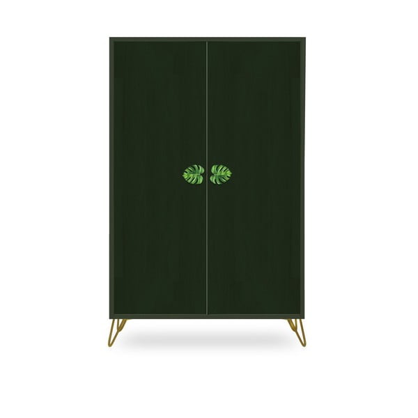 Шкаф от зелена борова дървесина - Velvet Atelier