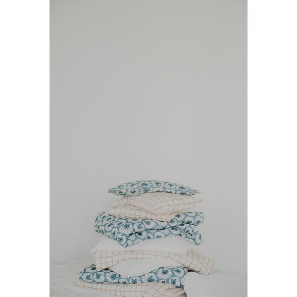 Комплект за детско легло Beige Camel Check - Malomi Kids-image-4