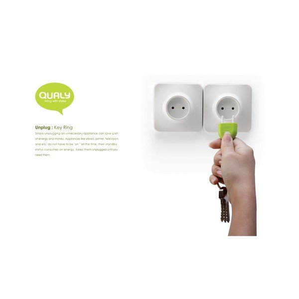 Set 2 věšáků Unplug, zelený-image-2