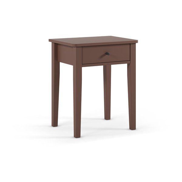 Теракотено матово нощно шкафче Bart – Marckeric